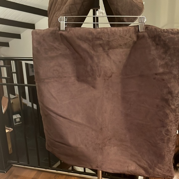 Williams Sonoma Other Set Of Suede Williams Sonoma Home Pillow